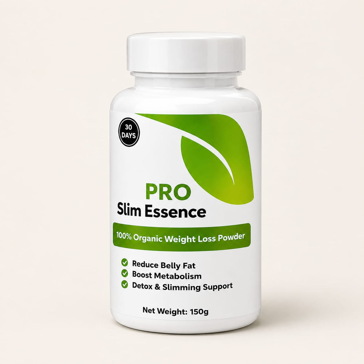 PRO Slim Essence Organic Weight Loss Powder, 150g - Metabolism & Wellness Support